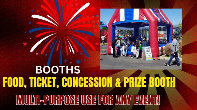 concession food ticket booth rentals